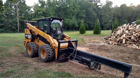 youtube homemade skid steer wood splitter|wood splitter attachment for bobcat.